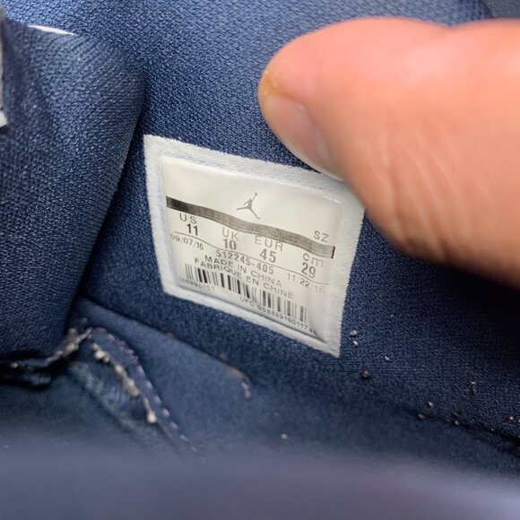 Jordan Son Of Armory Navy/Electrolime-White 2016 MEN'S Sneakers 512246-405 - Picture 5 of 6